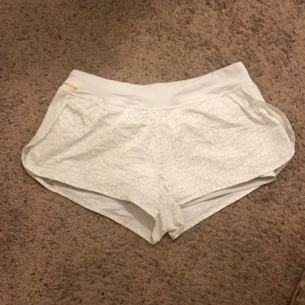 White Lolë Running Shorts
